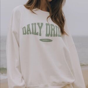 Daily drills sports crew in raw white size xs/s!
